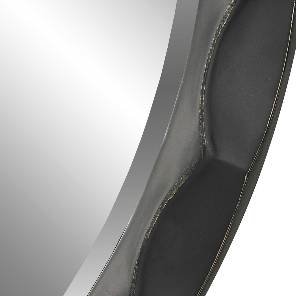 Scalloped Edge Round Mirror - Bombay Mercantile