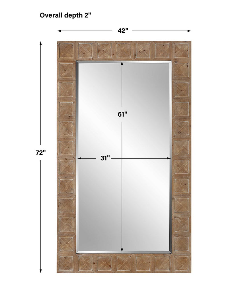 Ranahan Rustic Farmhouse Mirror - Bombay Mercantile