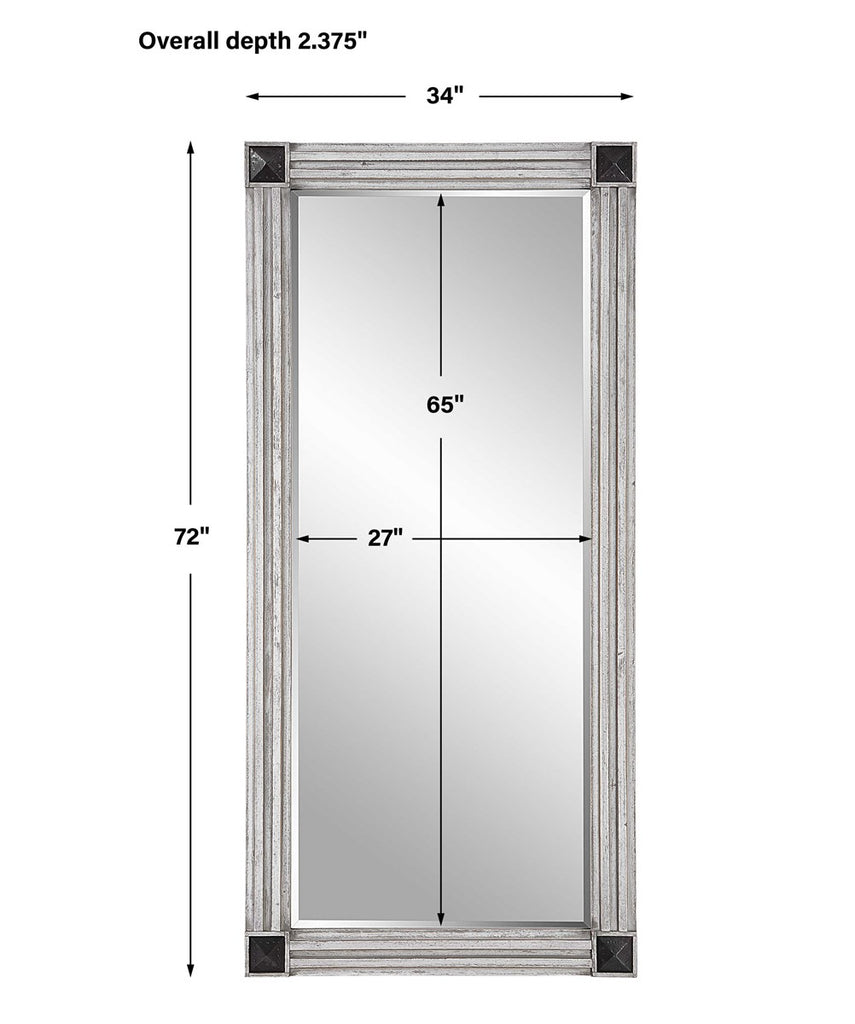 Manor Distressed Oversized Mirror - Bombay Mercantile