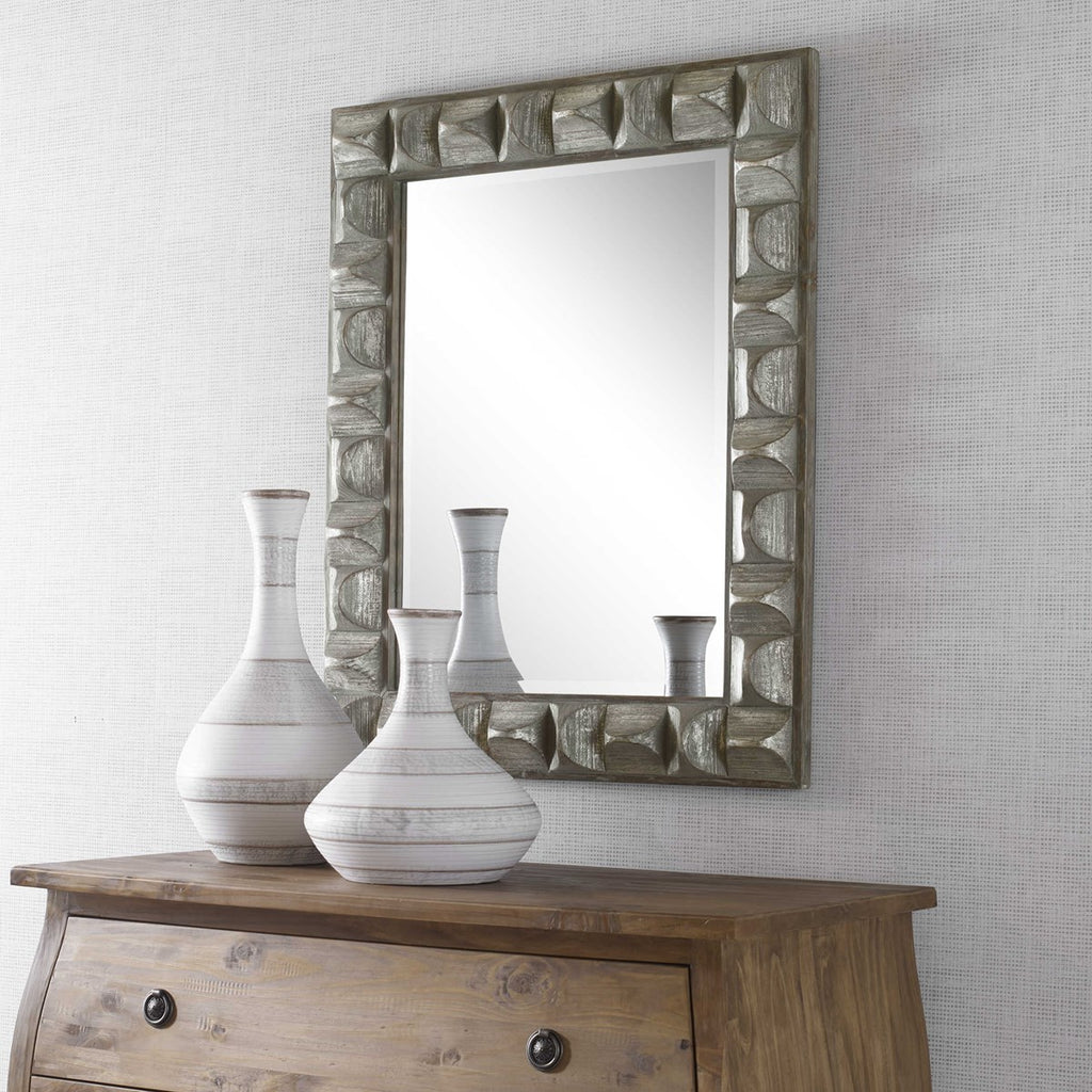 Pickford Gray Mirror - Bombay Mercantile