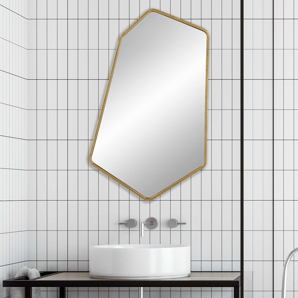 Linneah Large Gold Mirror - Bombay Mercantile