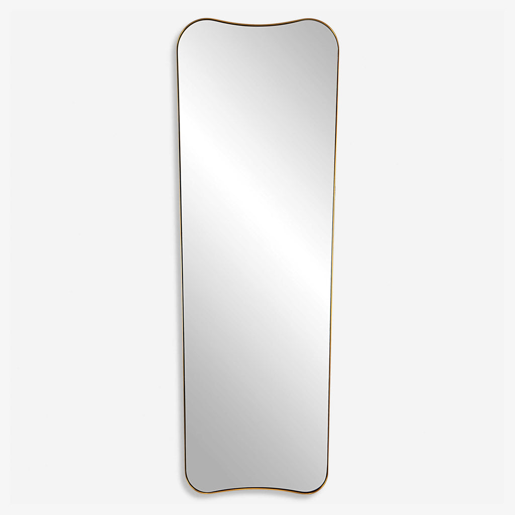 Belvoir Large Antique Brass Mirror - Bombay Mercantile