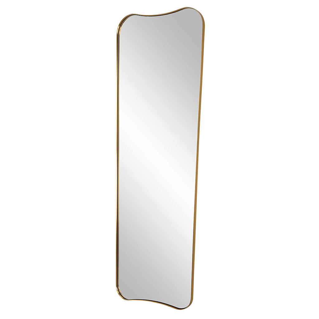 Belvoir Large Antique Brass Mirror - Bombay Mercantile