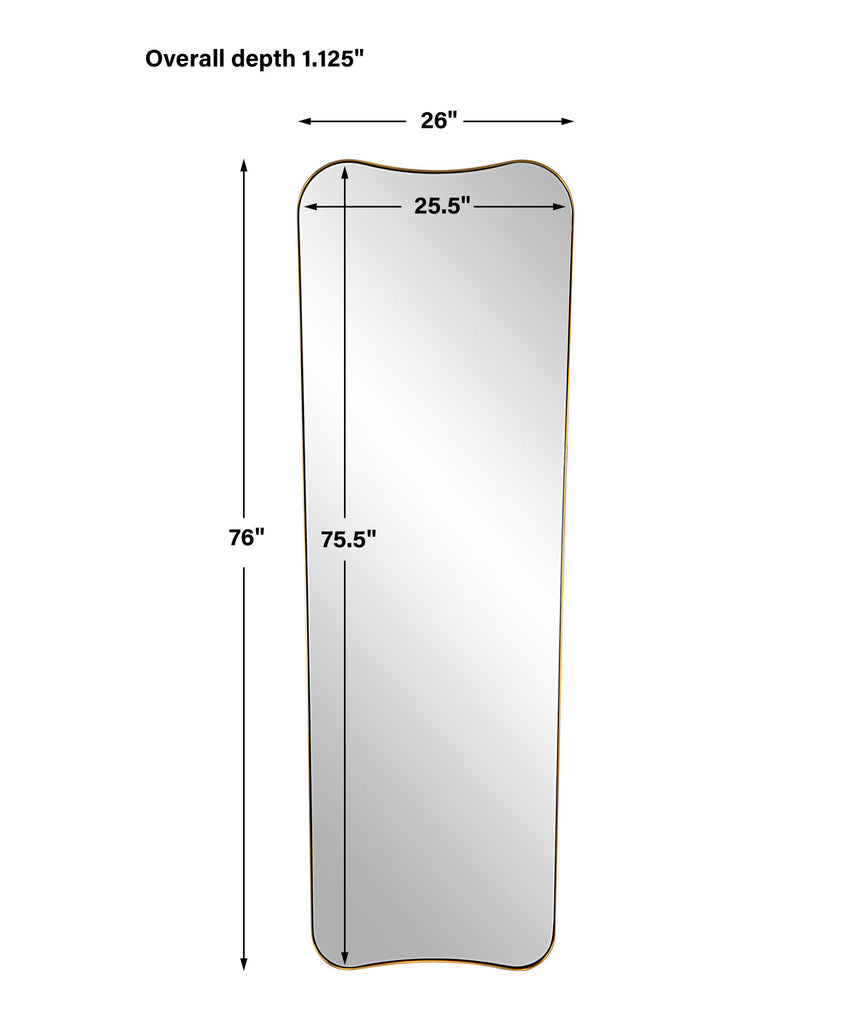 Belvoir Large Antique Brass Mirror - Bombay Mercantile
