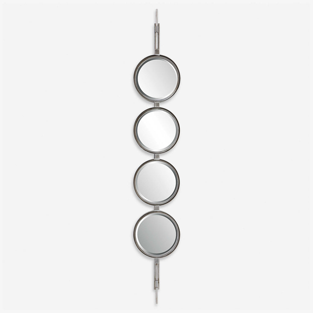 Button Silver Mirror - Bombay Mercantile