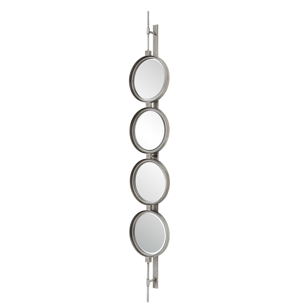 Button Silver Mirror - Bombay Mercantile