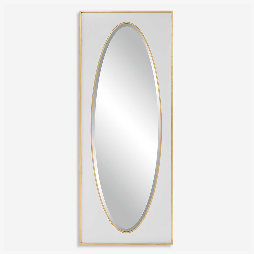 Danbury White Mirror - Bombay Mercantile