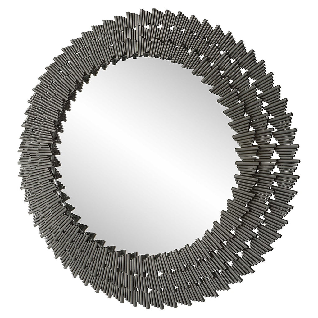 Illusion Modern Round Mirror - Bombay Mercantile