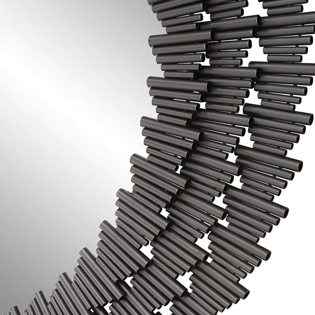 Illusion Modern Round Mirror - Bombay Mercantile