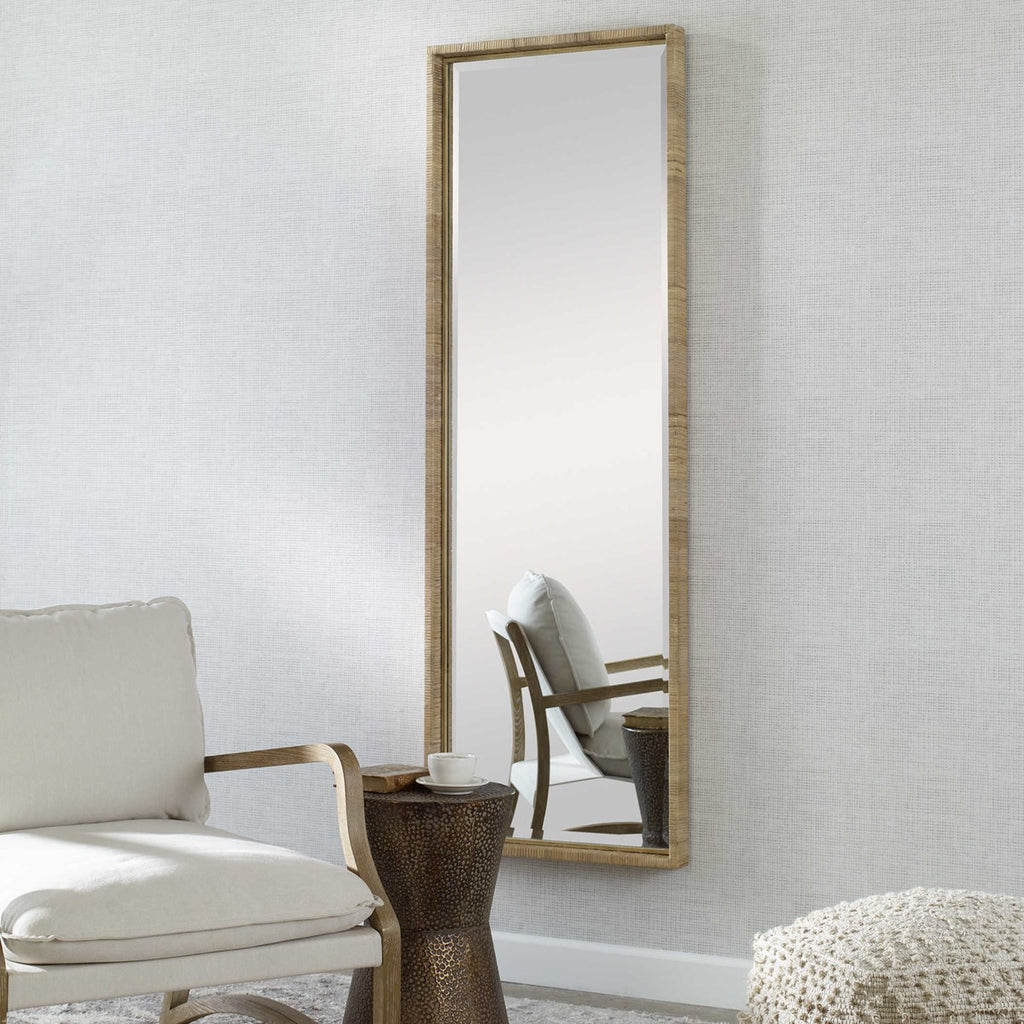 Paradise Rattan Mirror - Bombay Mercantile