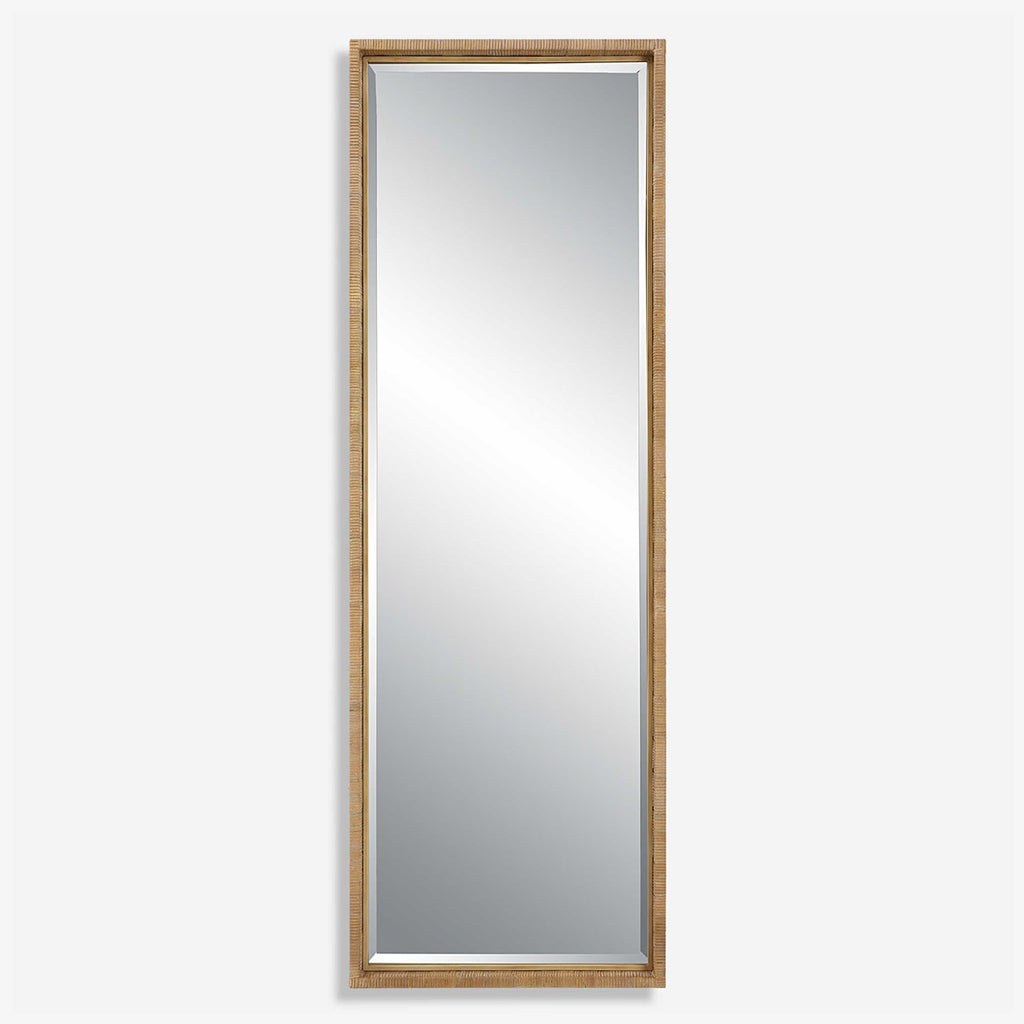 Paradise Rattan Mirror - Bombay Mercantile