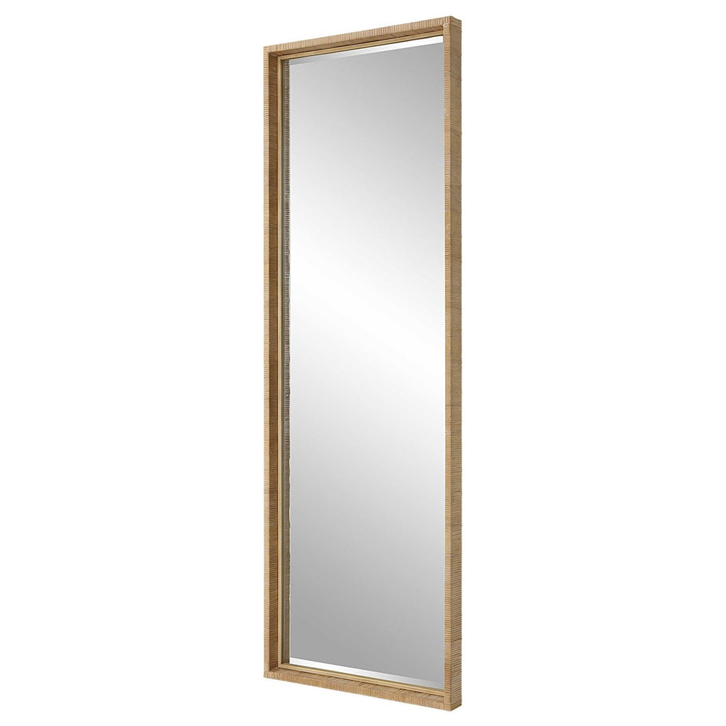 Paradise Rattan Mirror - Bombay Mercantile