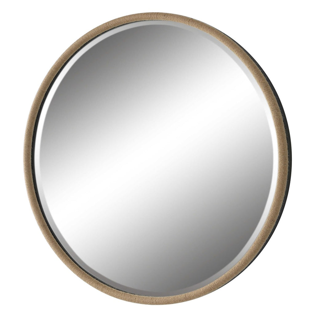 Ranchero Natural Rope Round Mirror - Bombay Mercantile