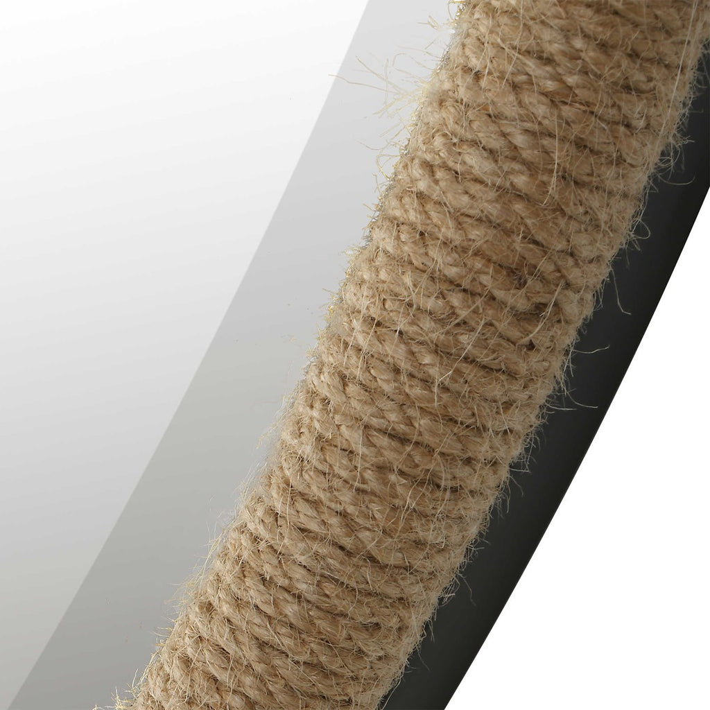 Ranchero Natural Rope Round Mirror - Bombay Mercantile