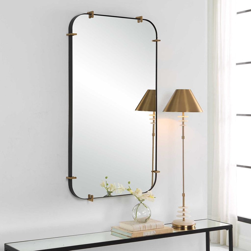 Pali Industrial Iron Mirror - Bombay Mercantile