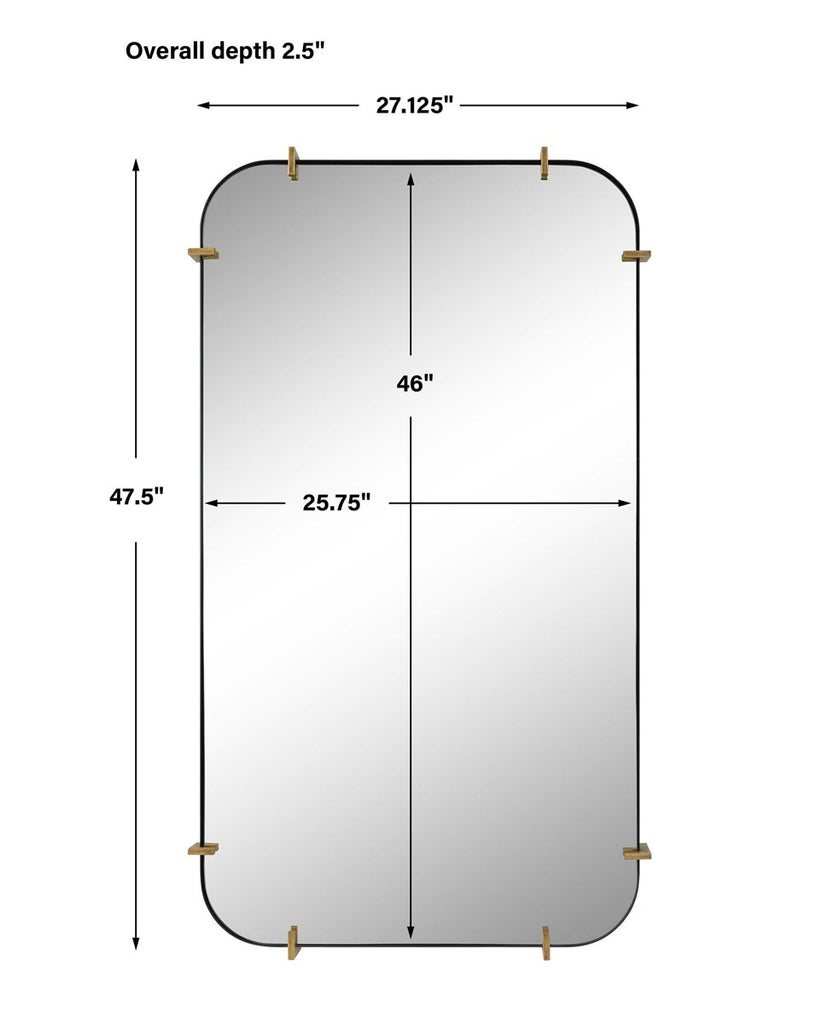 Pali Industrial Iron Mirror - Bombay Mercantile