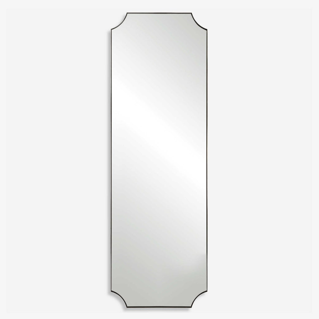 Lennox Nickel Tall Mirror - Bombay Mercantile