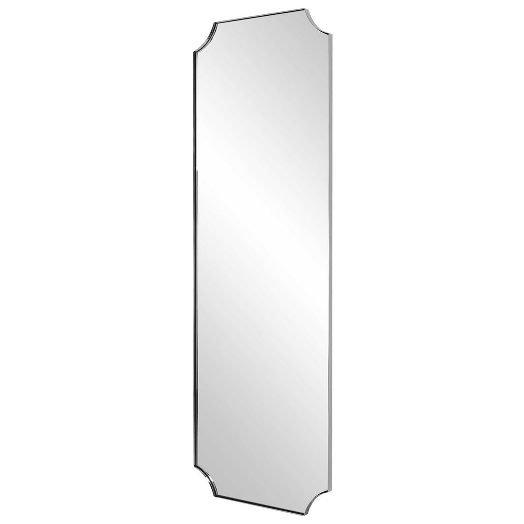 Lennox Nickel Tall Mirror - Bombay Mercantile