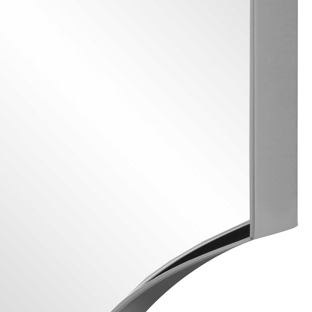 Lennox Nickel Tall Mirror - Bombay Mercantile