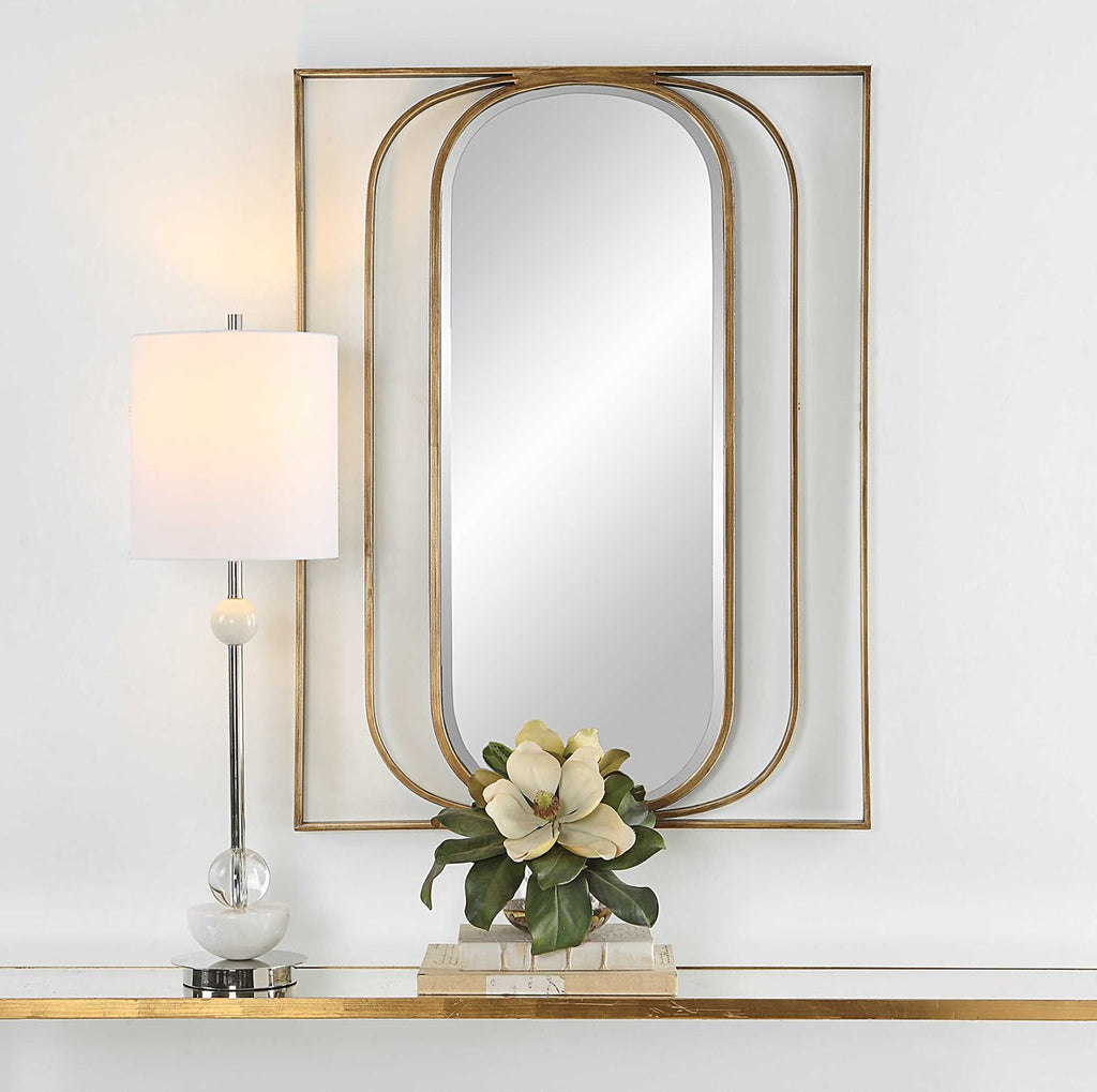Replicate Contemporary Oval Mirror - Bombay Mercantile