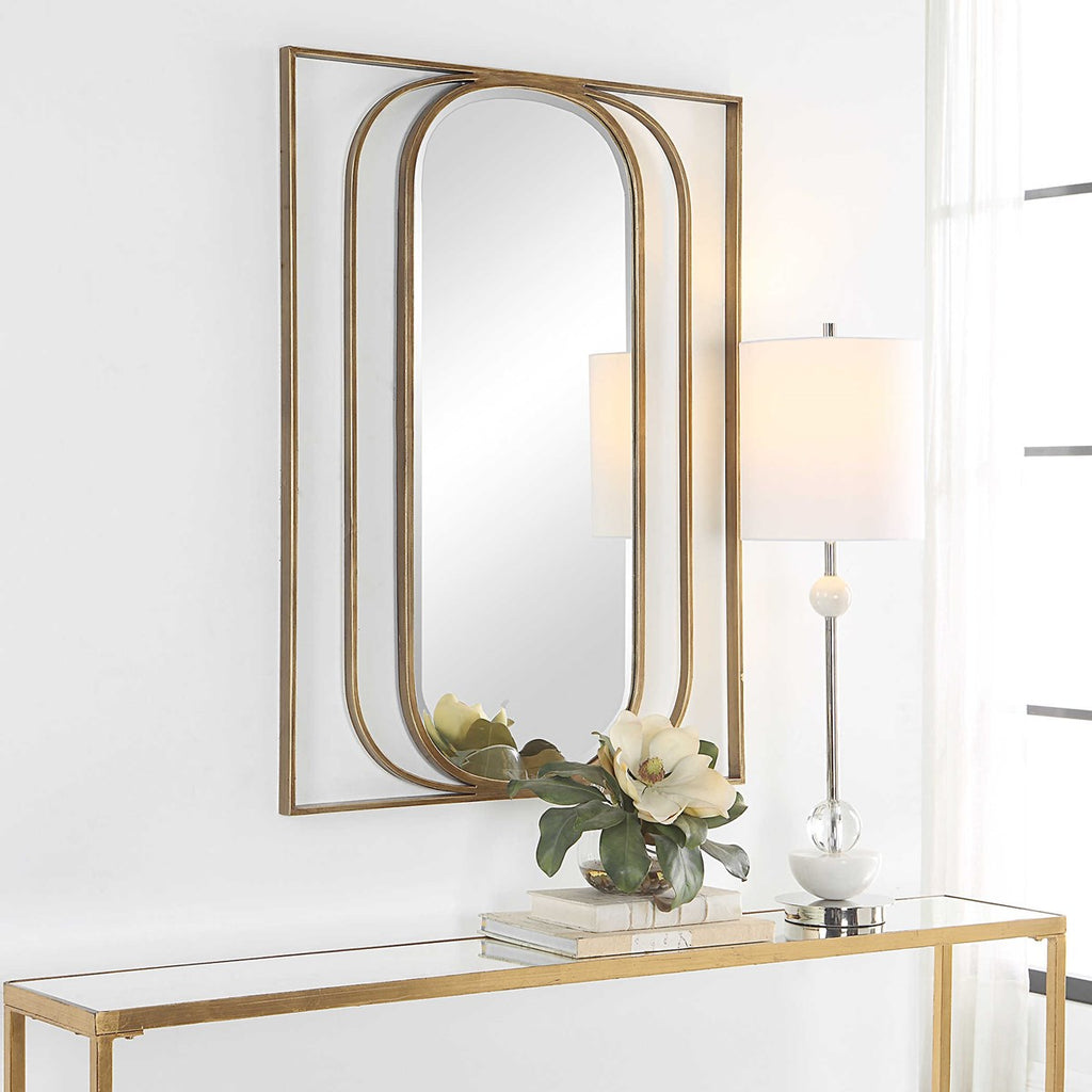 Replicate Contemporary Oval Mirror - Bombay Mercantile