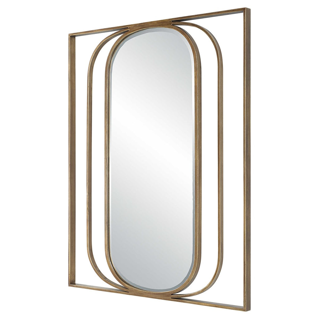 Replicate Contemporary Oval Mirror - Bombay Mercantile