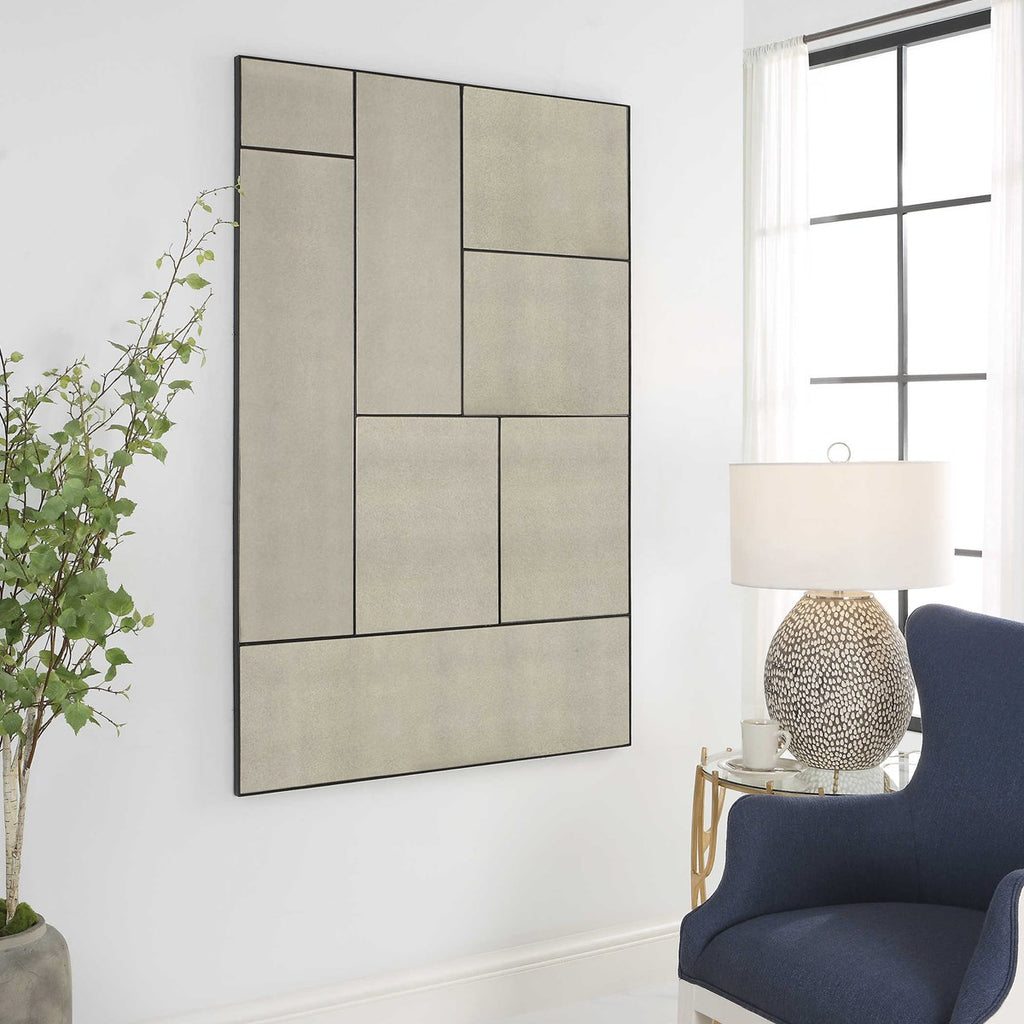 Puzzle Piece Oversized Mirror - Bombay Mercantile