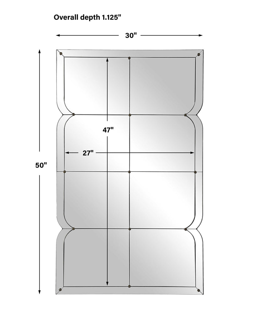 Calgary Oversized Panel Mirror - Bombay Mercantile
