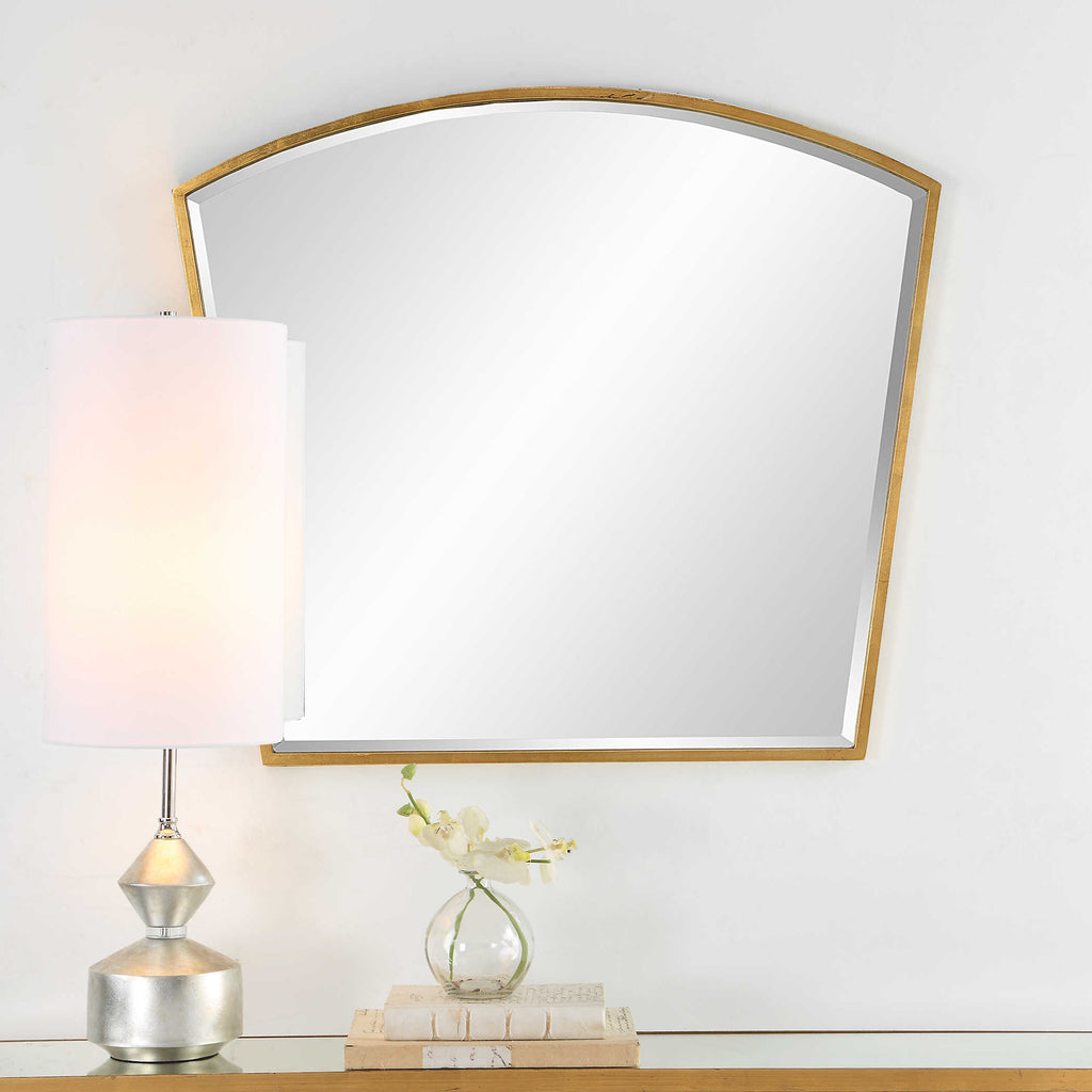 Boundary Gold Arch Mirror - Bombay Mercantile