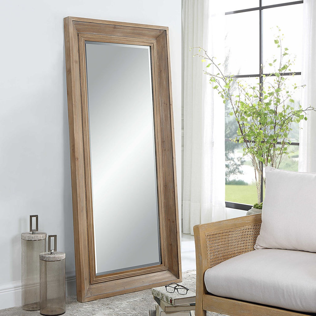 Missoula Large Natural Wood Mirror - Bombay Mercantile