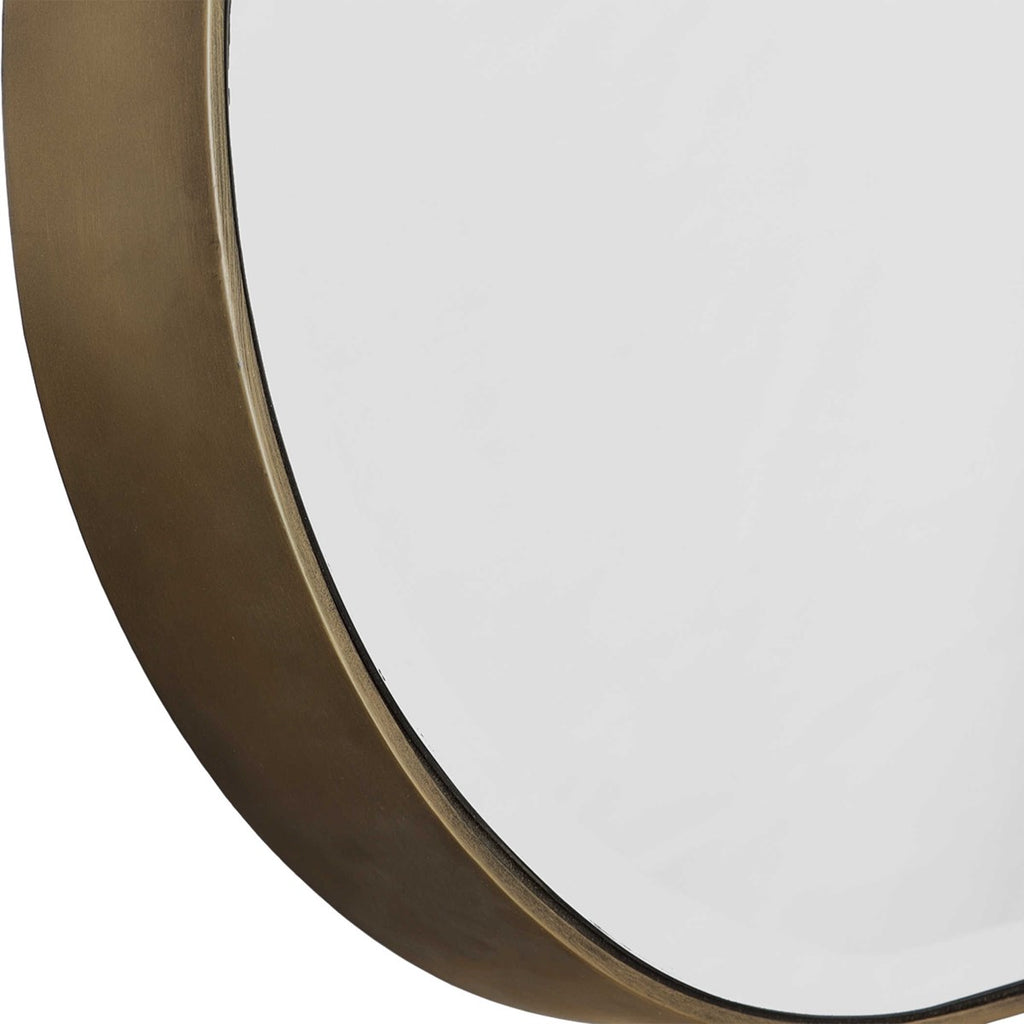 Lago Oval Gold Mirror - Bombay Mercantile