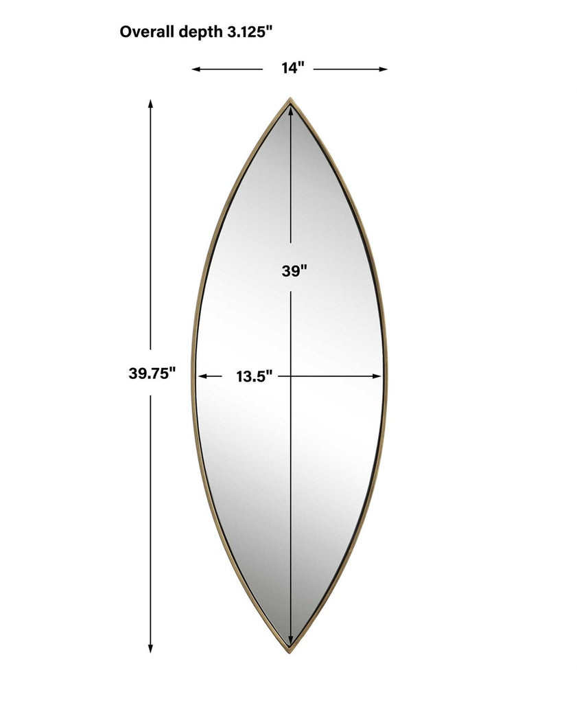 Ellipse Gold Mirror - Bombay Mercantile