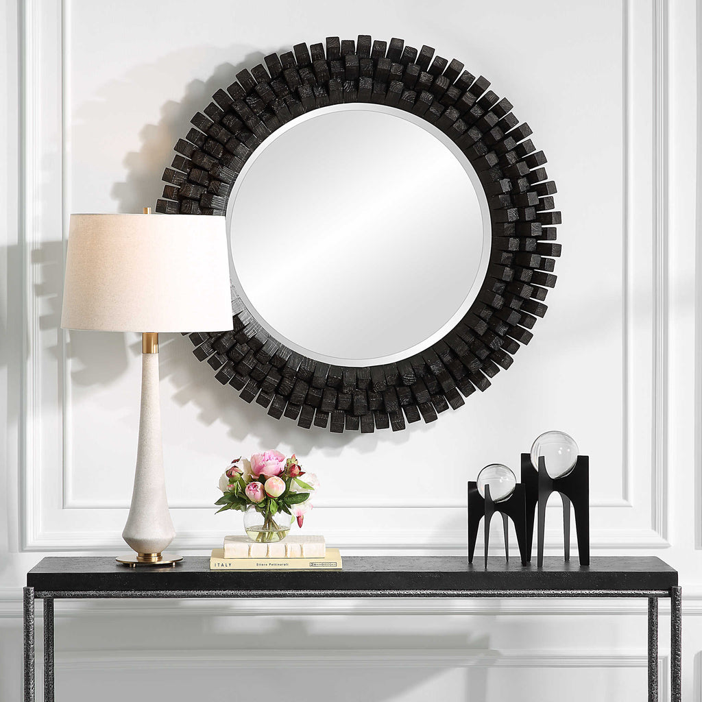 Circle Of Piers Round Mirror - Bombay Mercantile