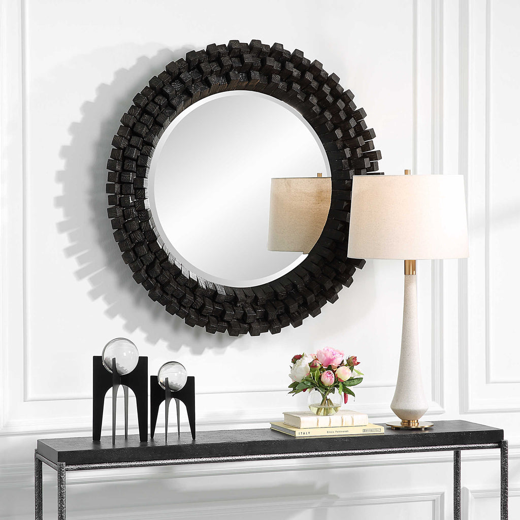 Circle Of Piers Round Mirror - Bombay Mercantile
