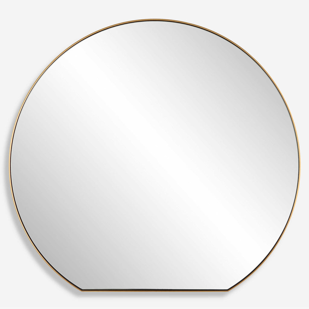 Cabell Small Brass Mirror - Bombay Mercantile