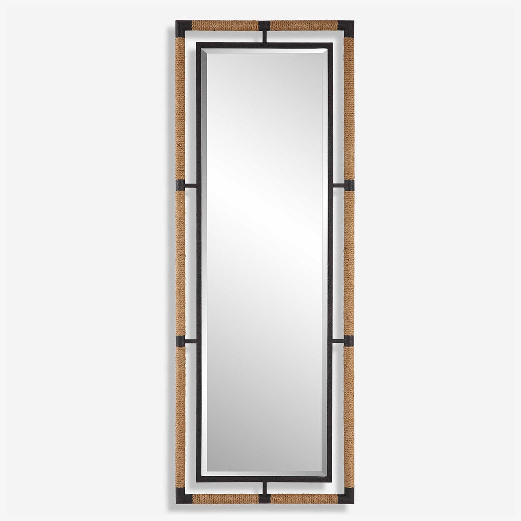 Melville Iron & Rope Tall Mirror - Bombay Mercantile