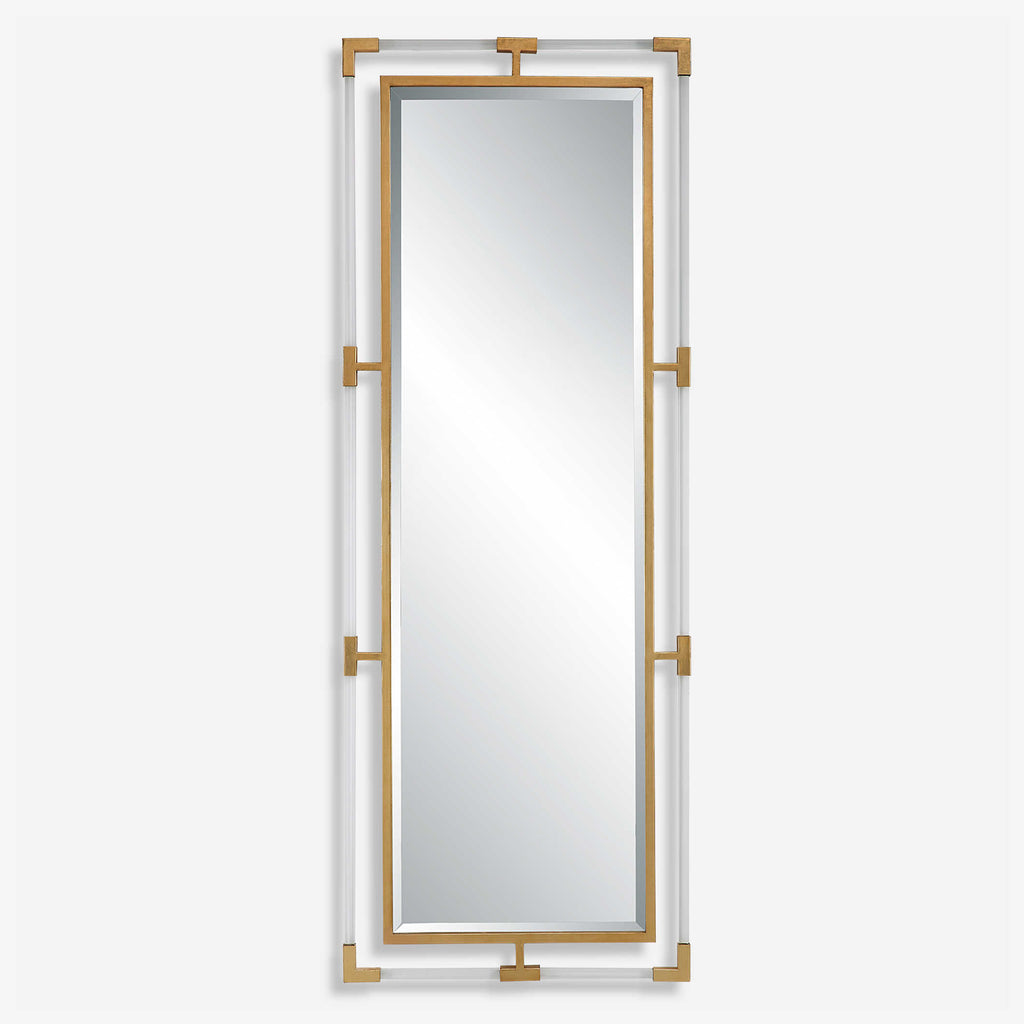 Balkan Gold Tall Mirror - Bombay Mercantile