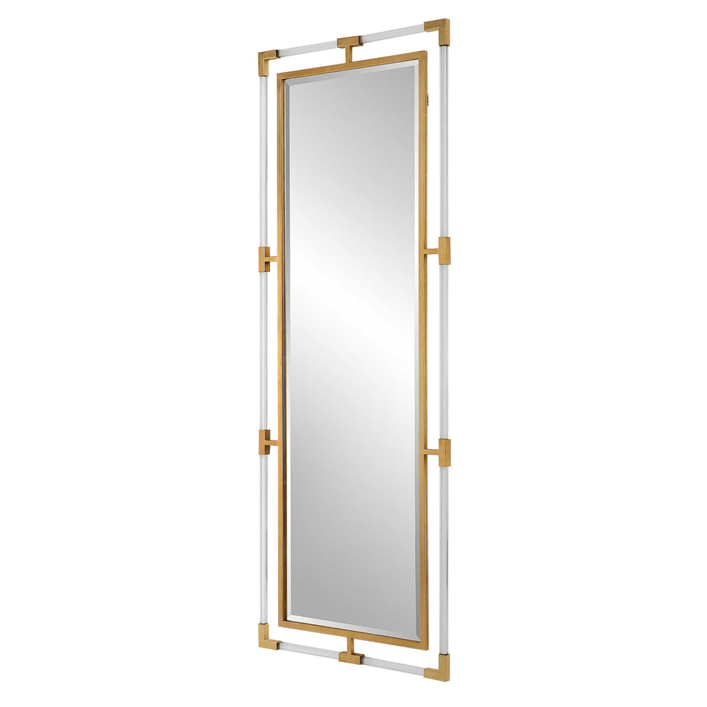 Balkan Gold Tall Mirror - Bombay Mercantile