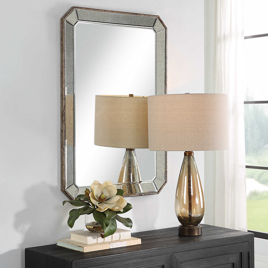 Cortona Antiqued Vanity Mirror - Bombay Mercantile