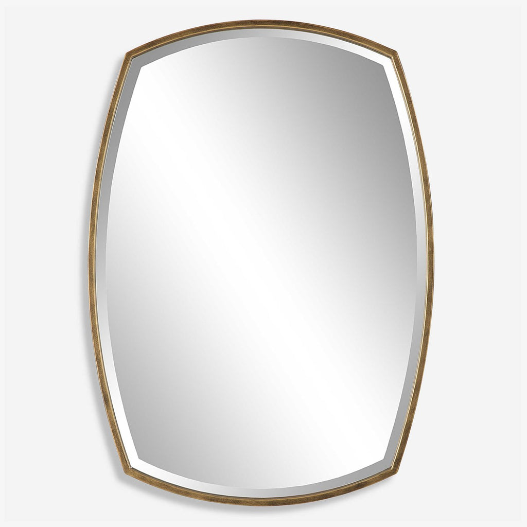 Varenna Aged Gold Vanity Mirror - Bombay Mercantile