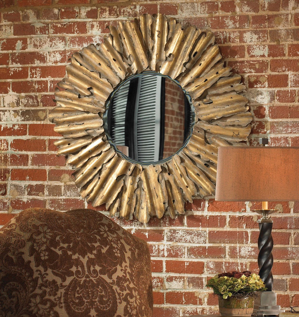 Hemani Antique Gold Mirror - Bombay Mercantile