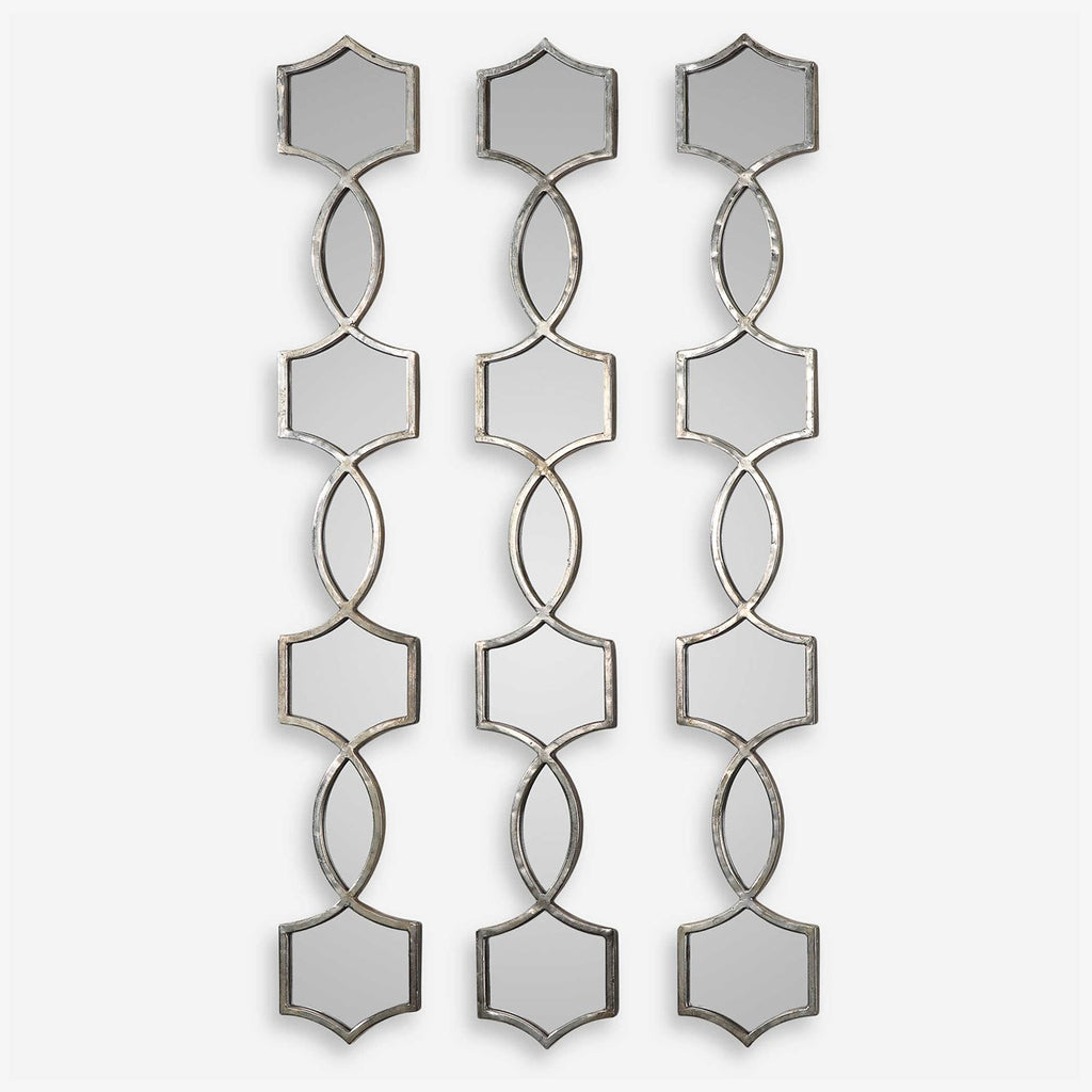 Vizela Metal Mirrors Set/2 - Bombay Mercantile