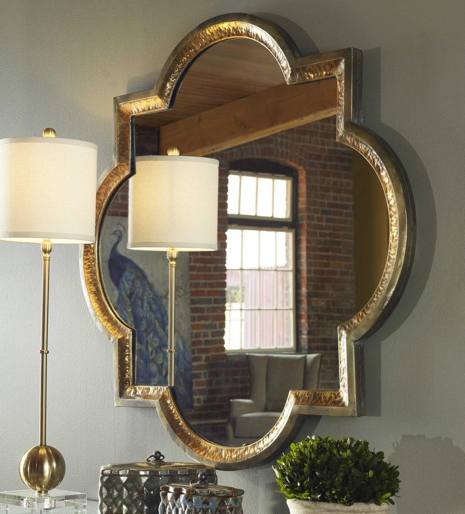 Lourosa Gold Mirror - Bombay Mercantile