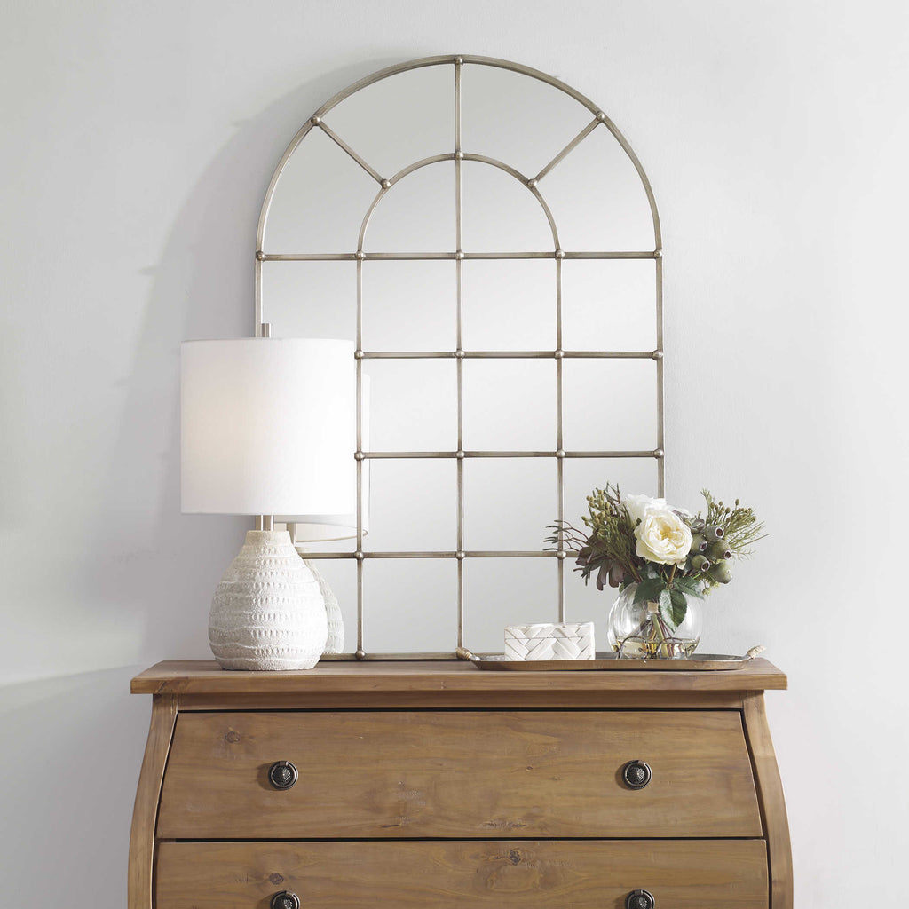 Barwell Arch Window Mirror - Bombay Mercantile