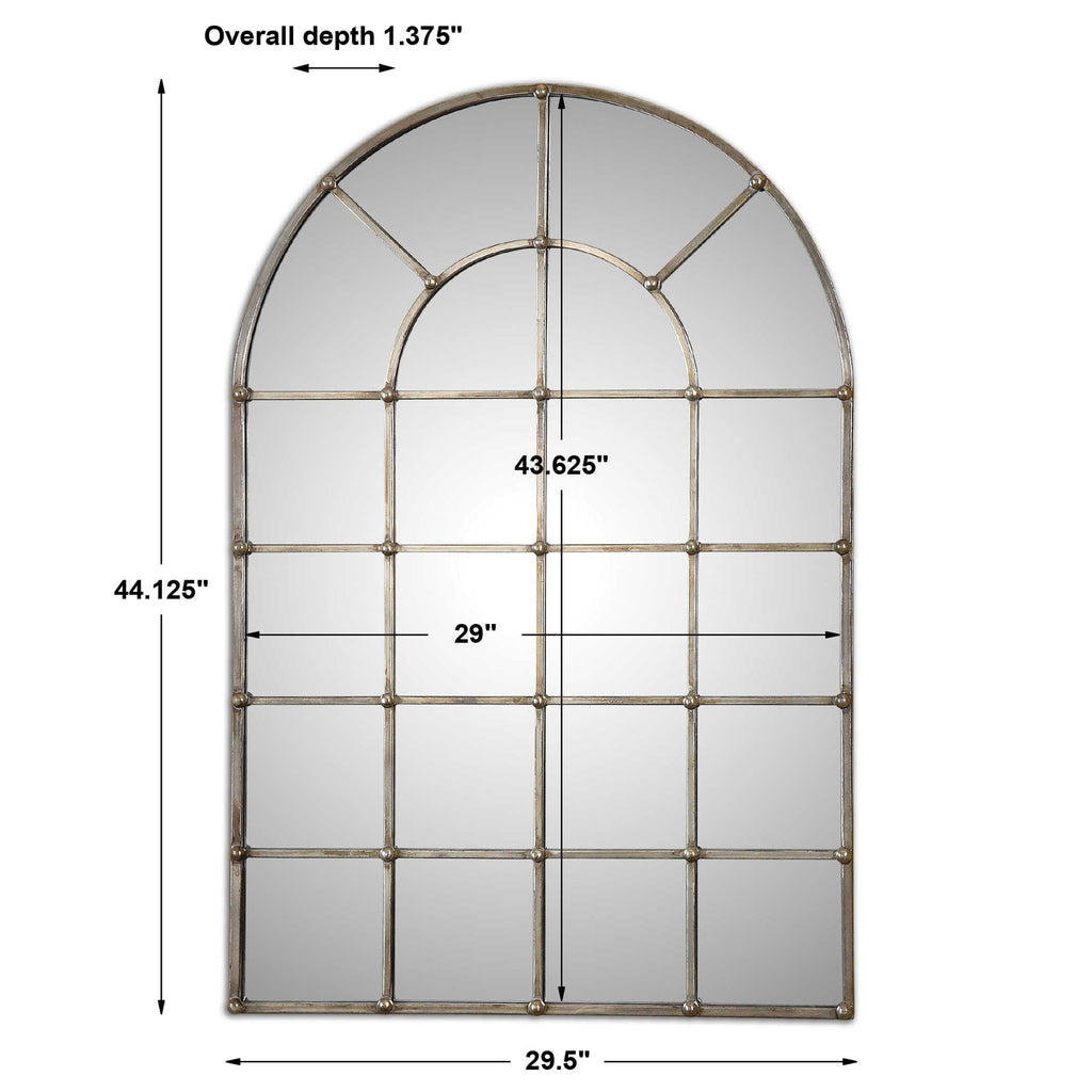 Barwell Arch Window Mirror - Bombay Mercantile