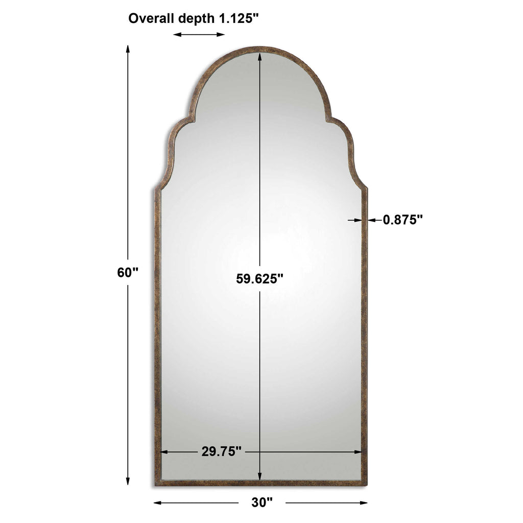 Brayden Tall Arch Mirror - Bombay Mercantile