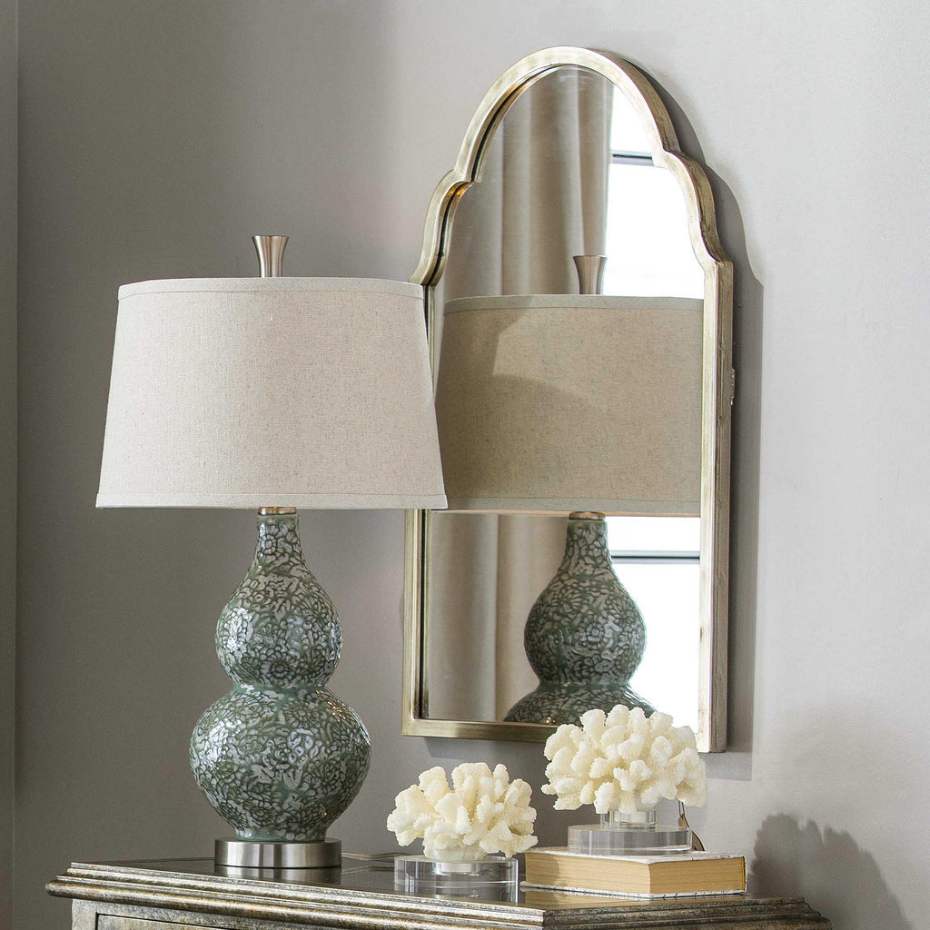 Brayden Petite Silver Arch Mirror - Bombay Mercantile