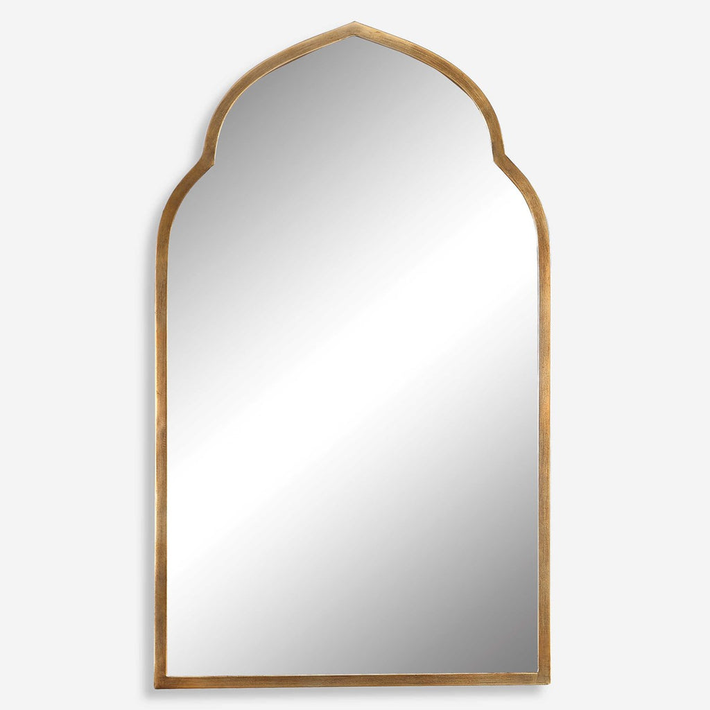 Kenitra Gold Arch Mirror - Bombay Mercantile