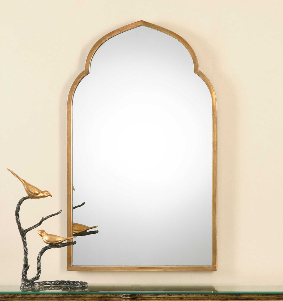 Kenitra Gold Arch Mirror - Bombay Mercantile