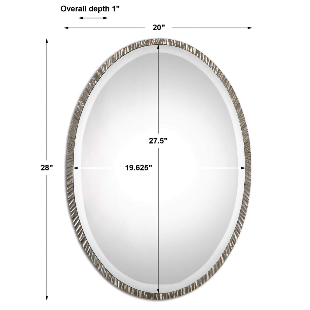 Annadel Oval Wall Mirror - Bombay Mercantile